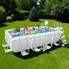 Каркасный бассейн Intex 28350, 400 х 200 х 100 см., с фильтр-насосом